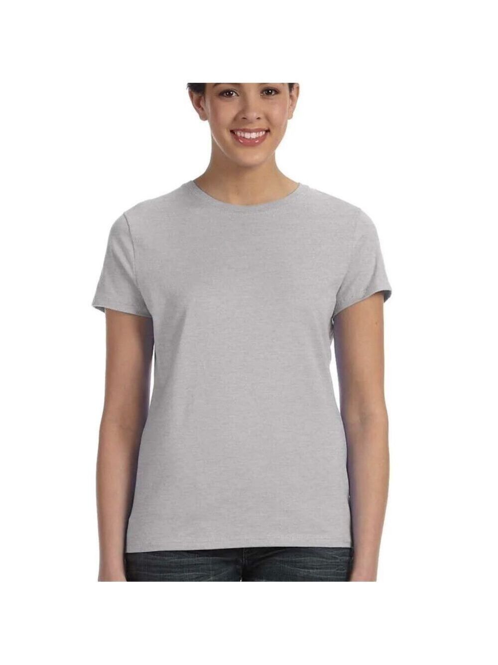 Hanes Nano- T Short Sleeve Light Steele Size Large Unisex